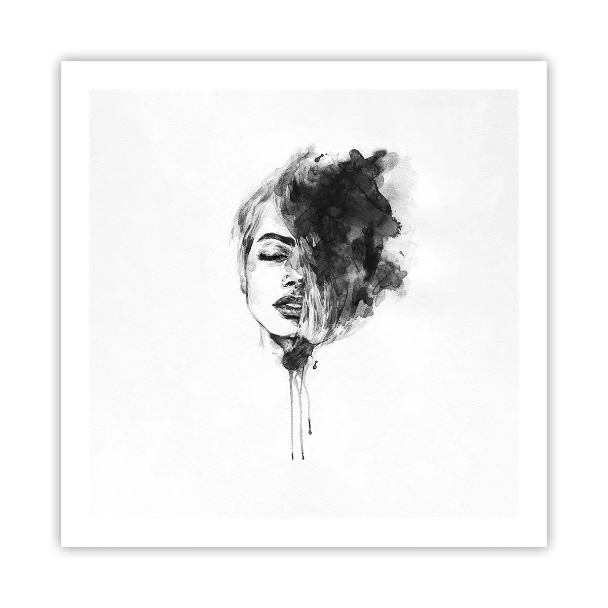 Poster - La ce visează frumoasa - 60x60 cm