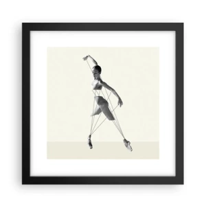Poster în ramă neagră - Într-un teatru de lumină - 30x30 cm