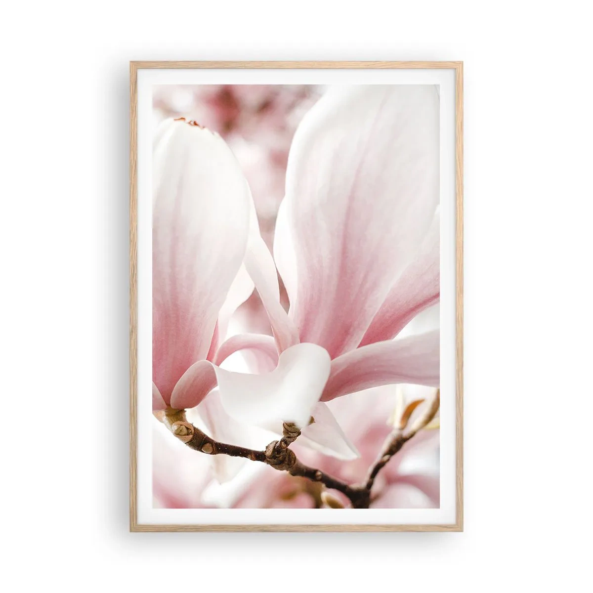 Poster în ramă de stejar deschis - Imensitatea sensibilității - 70x100 cm