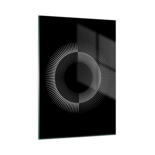 Tablou pe sticlă - Soarele Negru - 50x70 cm