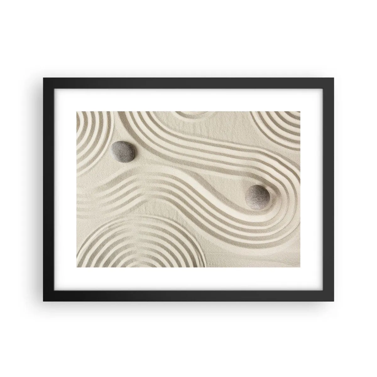 Poster în ramă neagră - Atingere de căldură - 40x30 cm