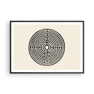 Poster în ramă neagră - Ordine secretă - 100x70 cm