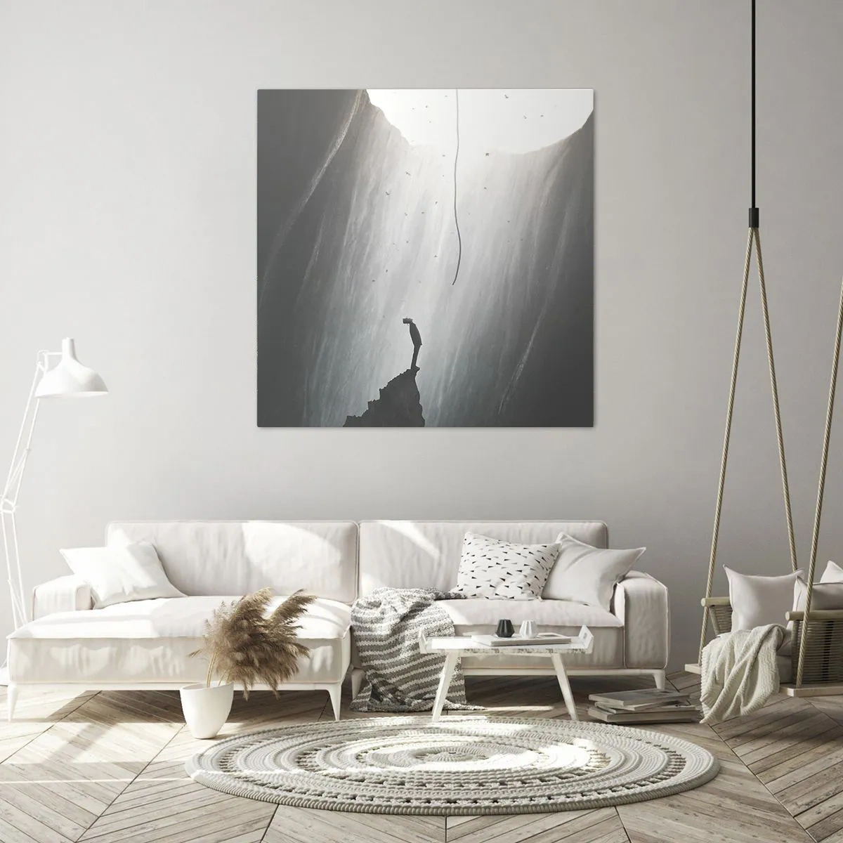 Tablou pe pânză - Există întotdeauna o cale de ieșire - 70x70 cm