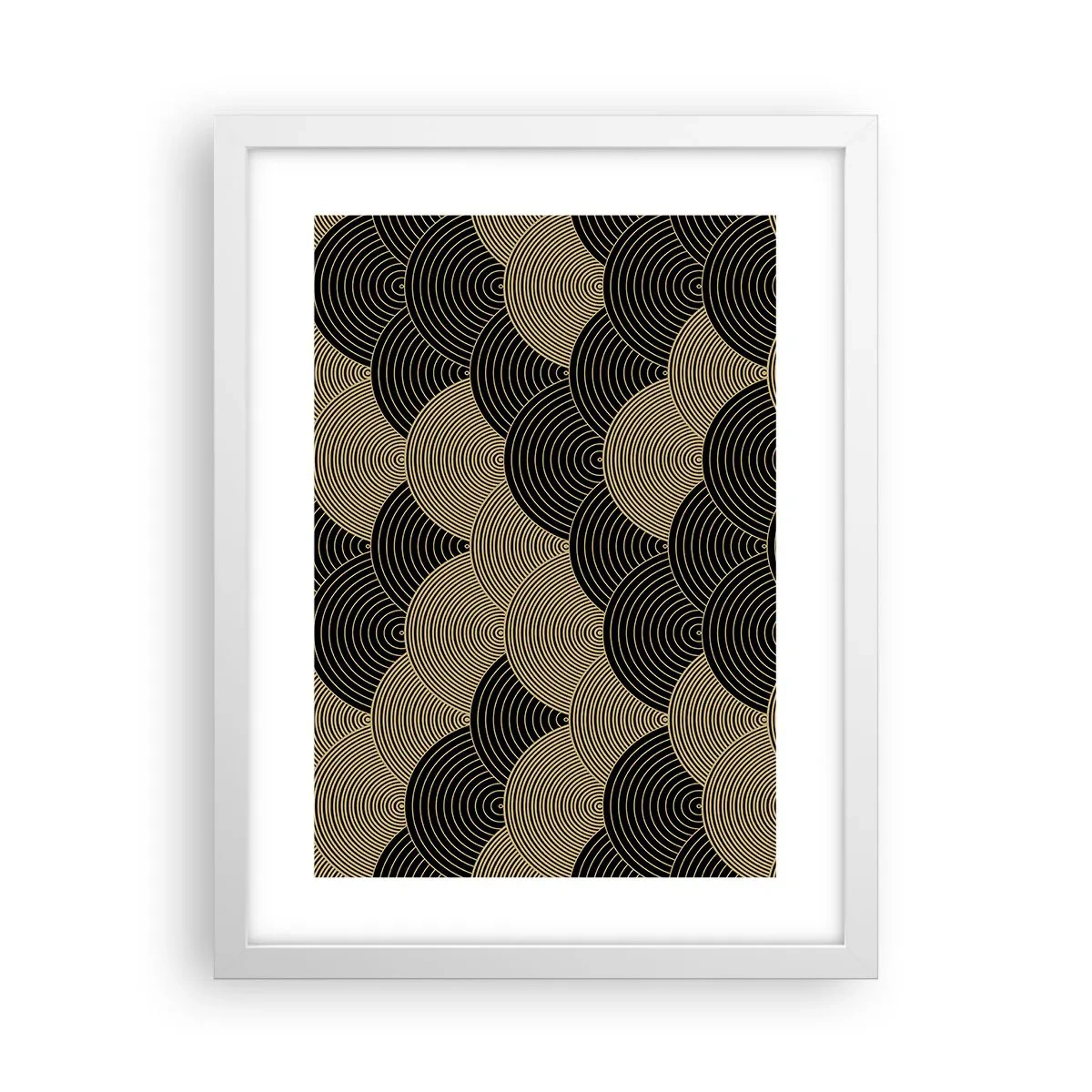 Poster în ramă albă - Unitate în multiplicitate - 30x40 cm