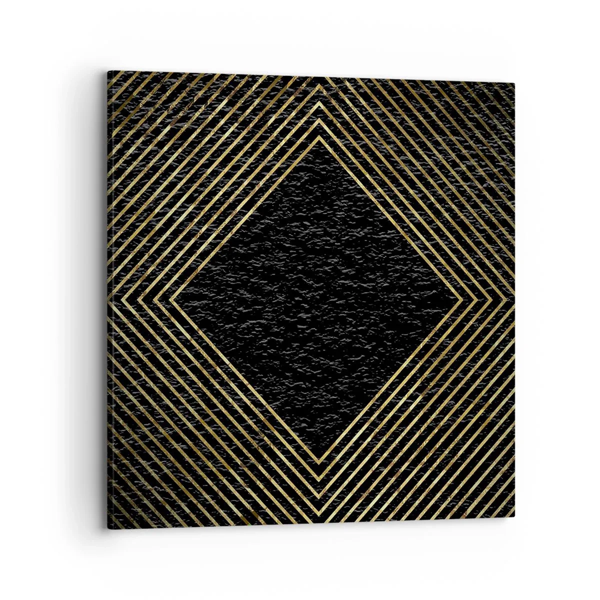 Tablou pe pânză - Geometrie în stil glamour - 70x70 cm
