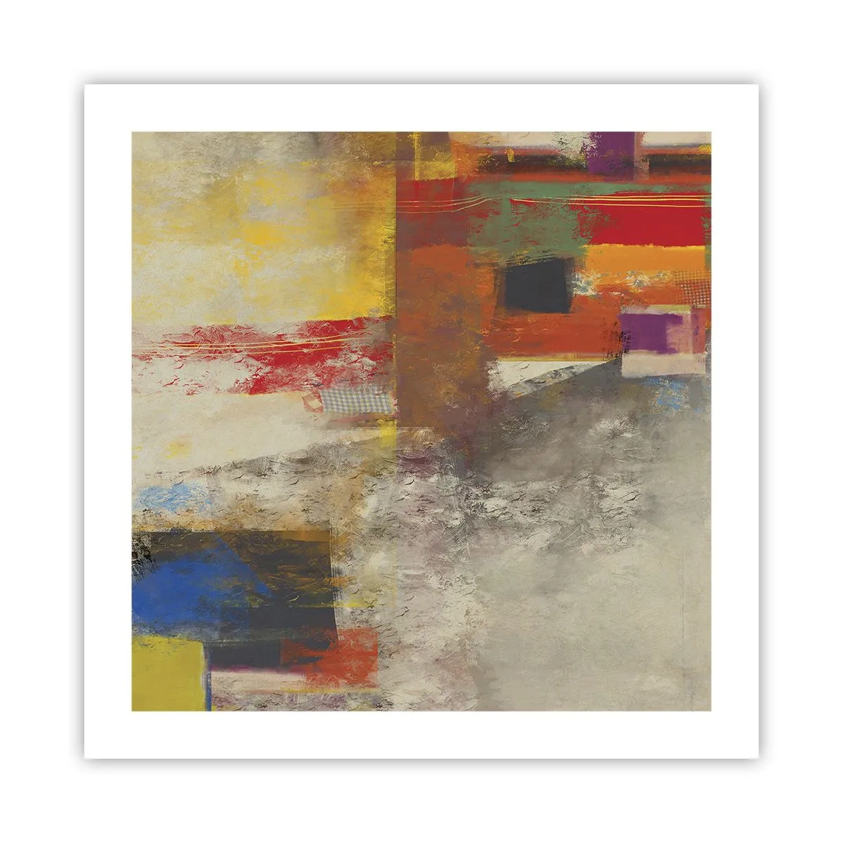 Poster - Geometria culorilor - 50x50 cm