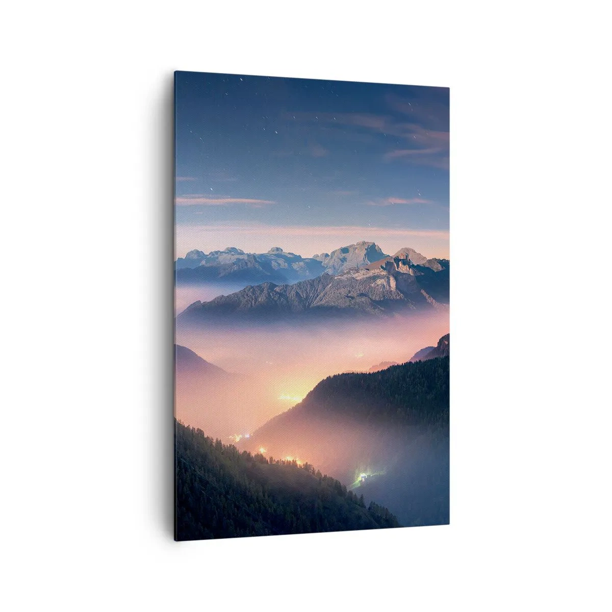 Tablou pe pânză - Lumină în văi - 80x120 cm