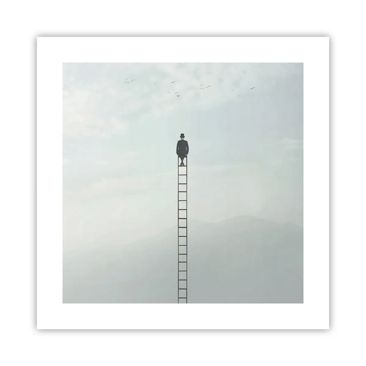 Poster - Fii deasupra - 40x40 cm