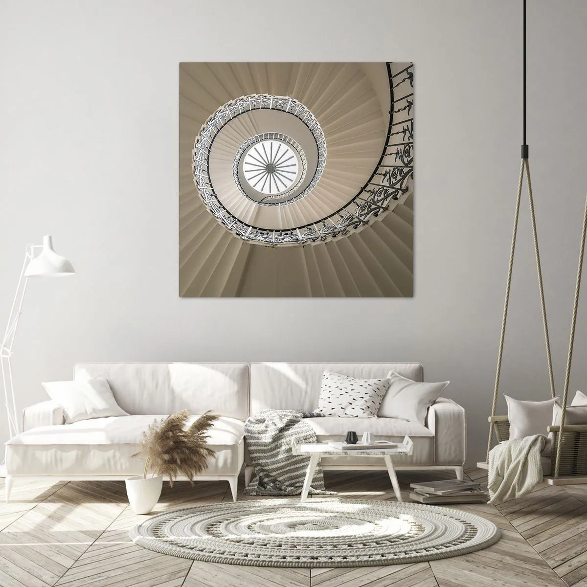 Tablou pe pânză - În interiorul cochiliei - 70x70 cm