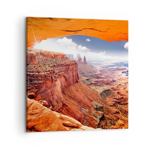 Tablou pe pânză - Sculptat de natura însăși - 60x60 cm