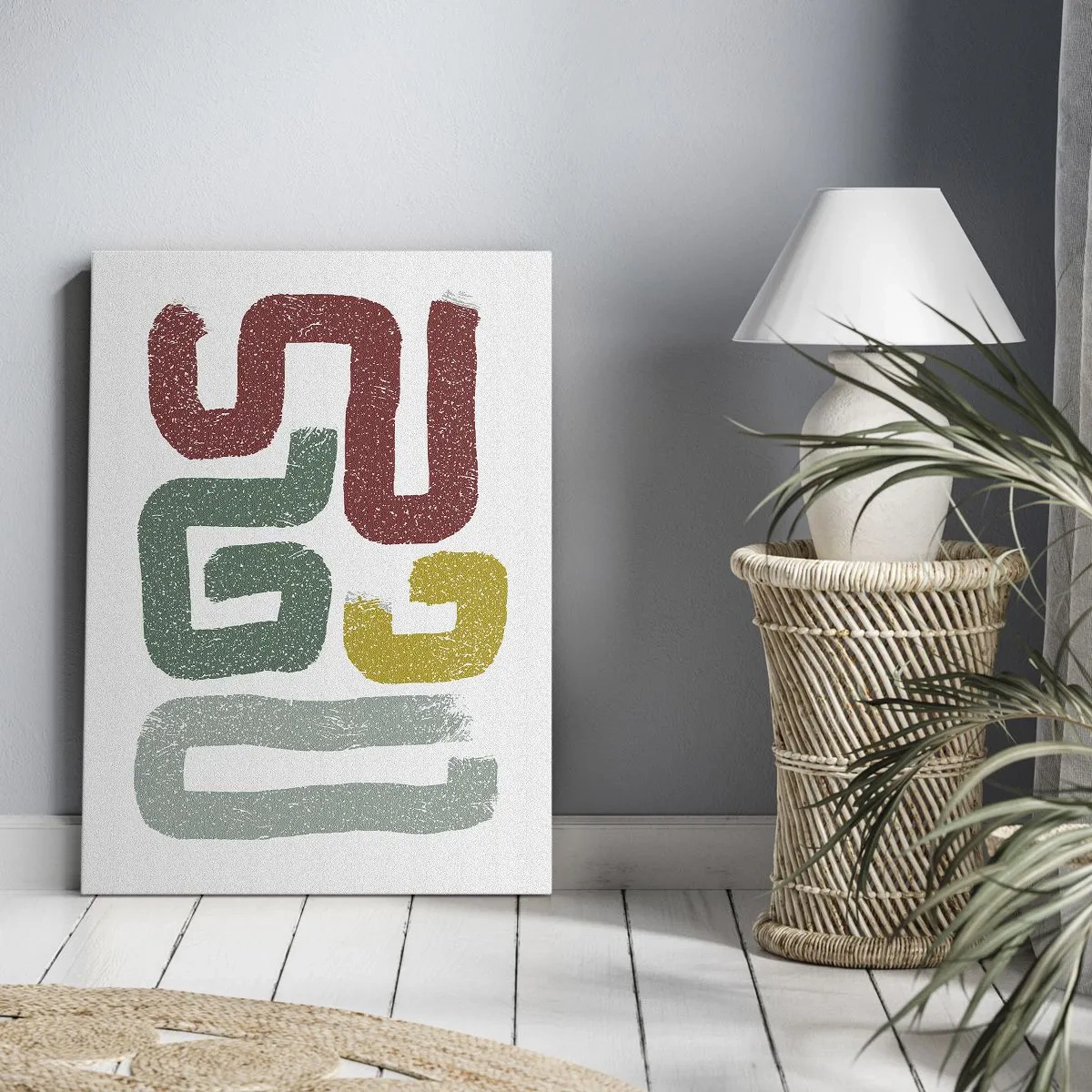 Tablou pe pânză - Într-o limbă necunoscută - 45x80 cm