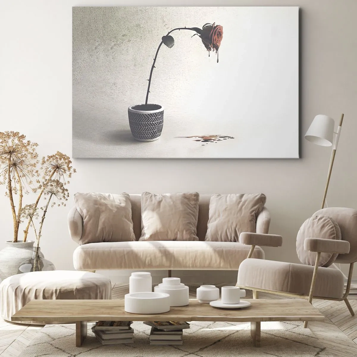 Tablou pe pânză - Rosa dolorosa - 120x80 cm