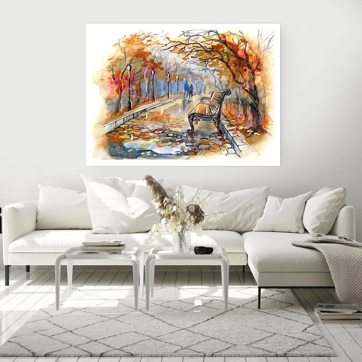 Poster - Pășim împreună în toamnă - 70x50 cm