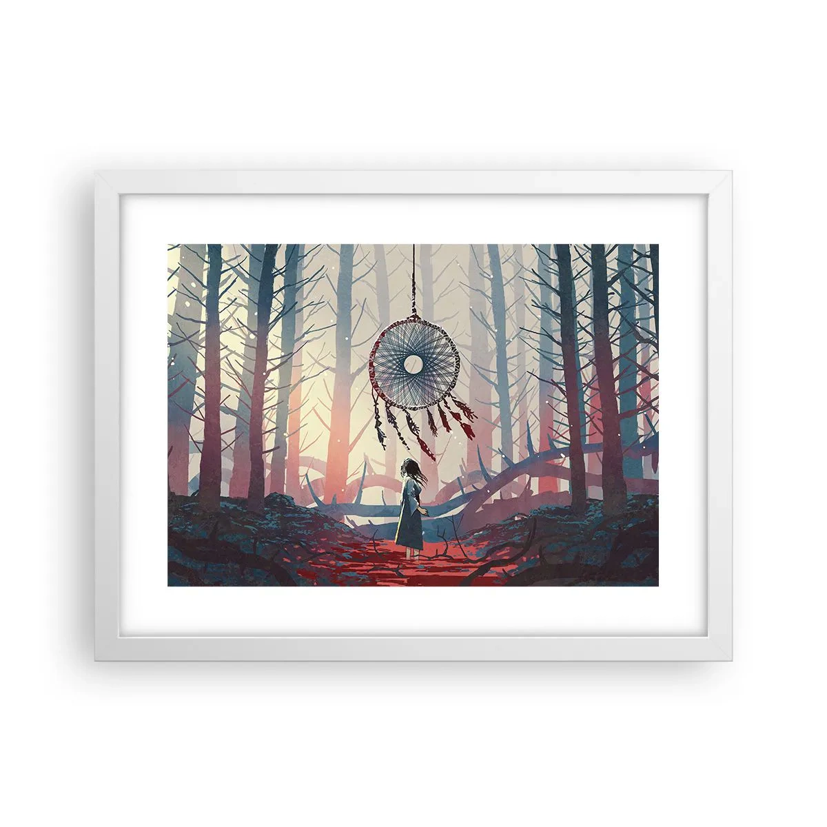 Poster în ramă albă - Ritualul secret al fericirii - 40x30 cm