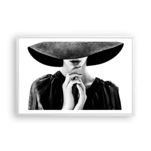 Poster în ramă albă - Frumusețea ascunsă - 91x61 cm