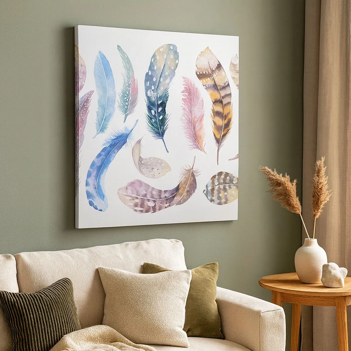 Tablou pe pânză - Ușoare și colorate - 30x30 cm