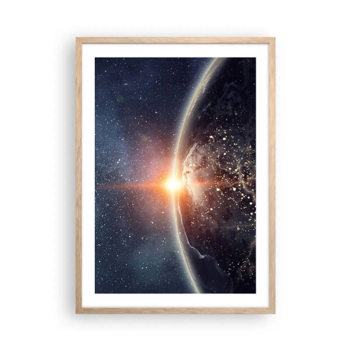 Poster în ramă de stejar deschis - Într-o nouă perspectivă - 50x70 cm