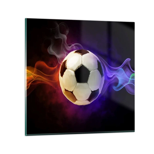 Tablou pe sticlă - Puterea magică a jocului - 30x30 cm