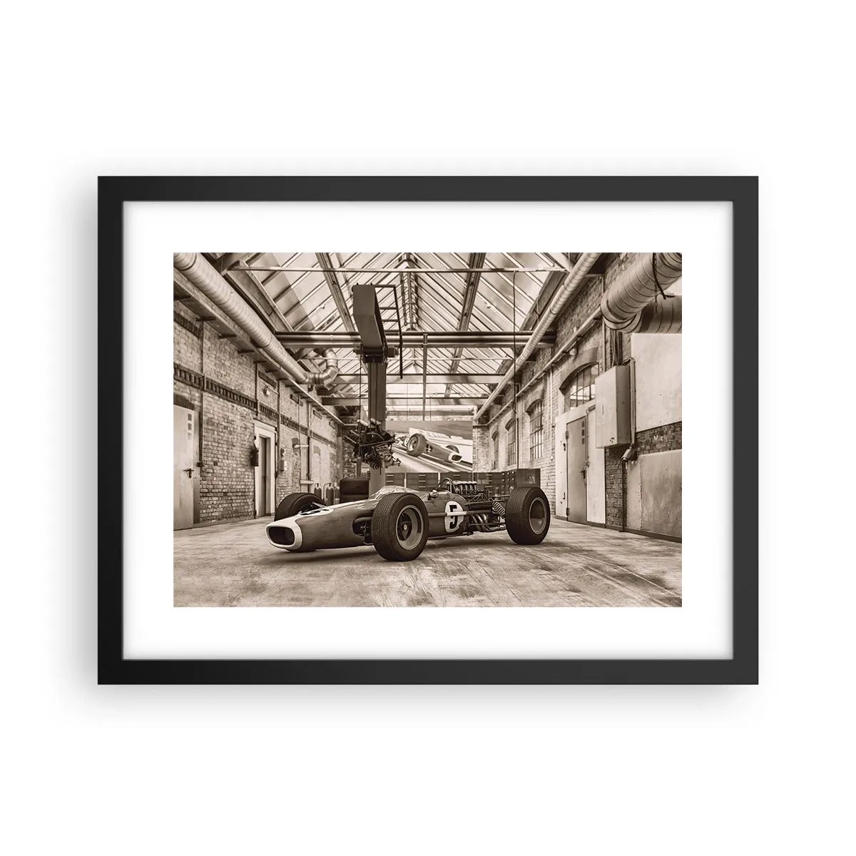 Poster în ramă neagră - Odihna învingătorului - 40x30 cm