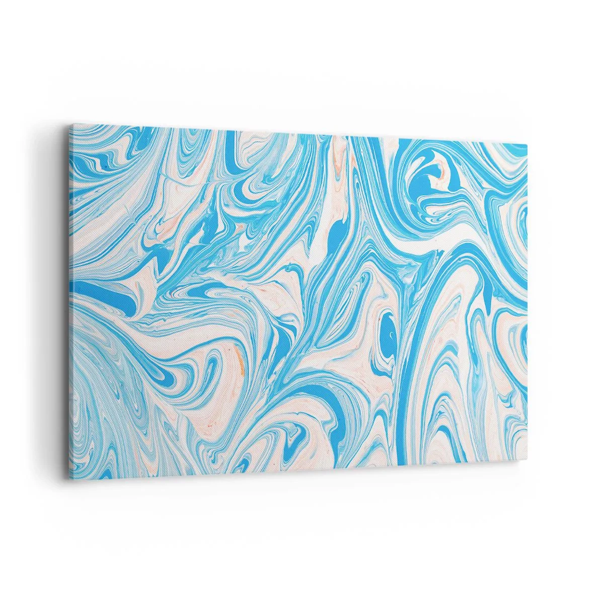 Tablou pe pânză - Splash în turcoaz - 120x80 cm