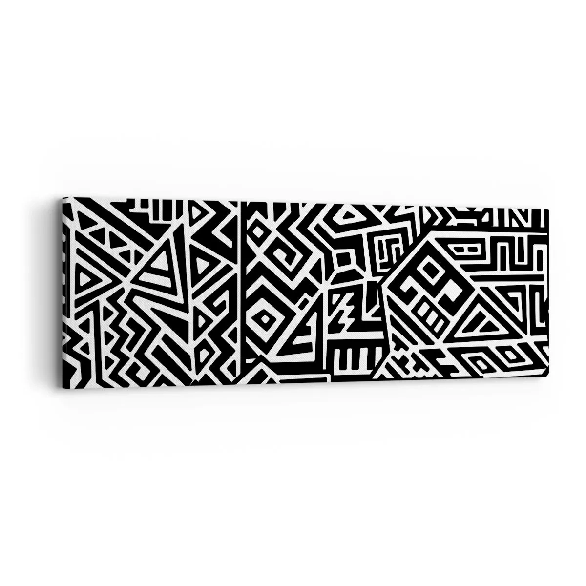 Tablou pe pânză - Compoziție precolumbiană - 90x30 cm