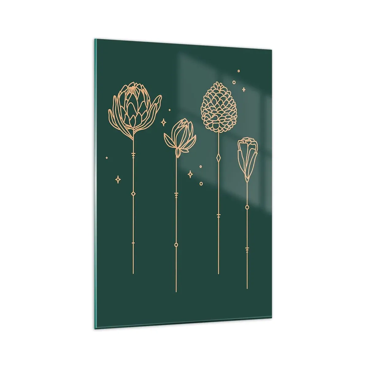 Tablou pe sticlă - Familia IERBEscu - 80x120 cm