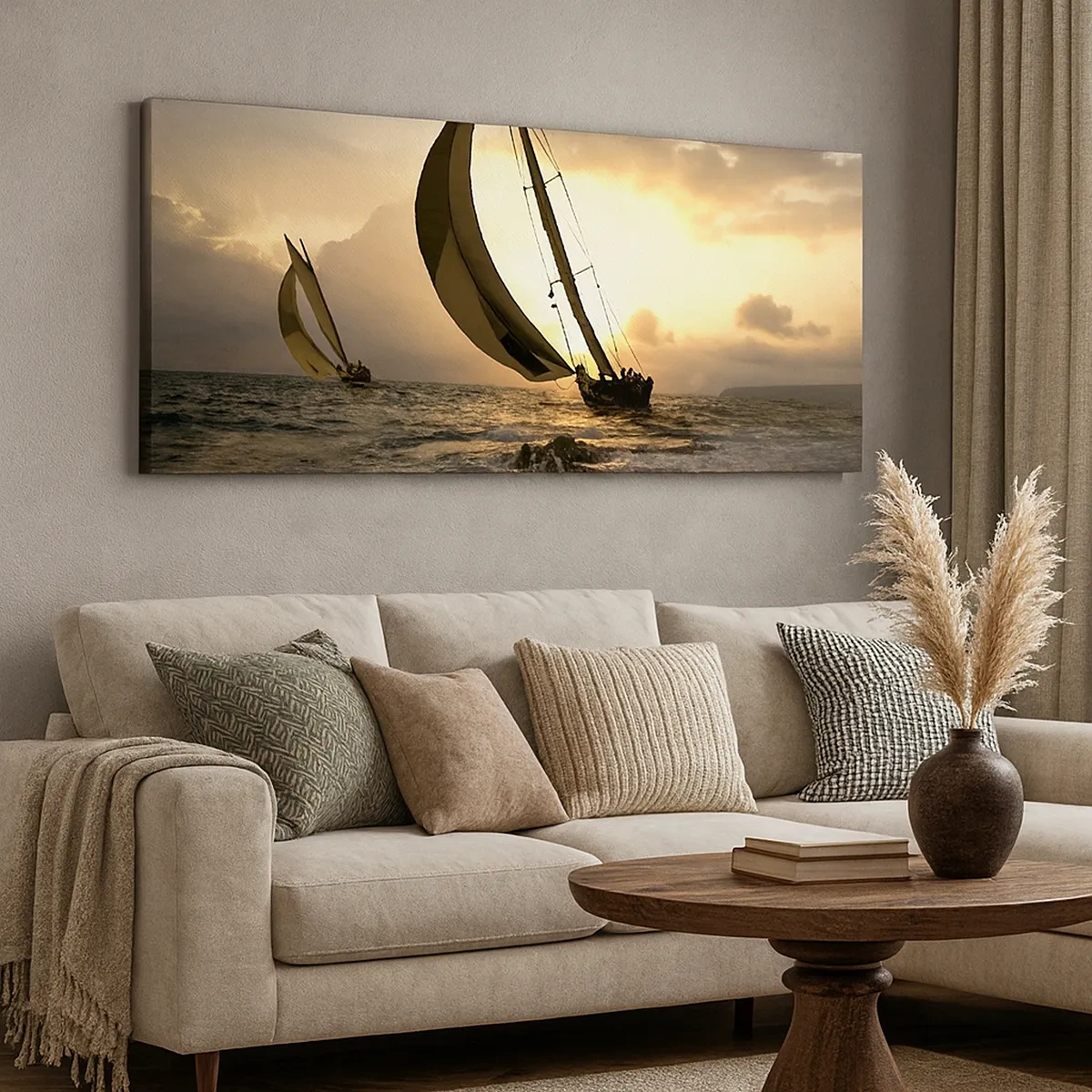 Tablou pe pânză - Vânt în jos și în sus - 30x30 cm