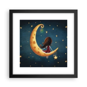 Poster în ramă neagră - A fost odată ca niciodată... - 30x30 cm