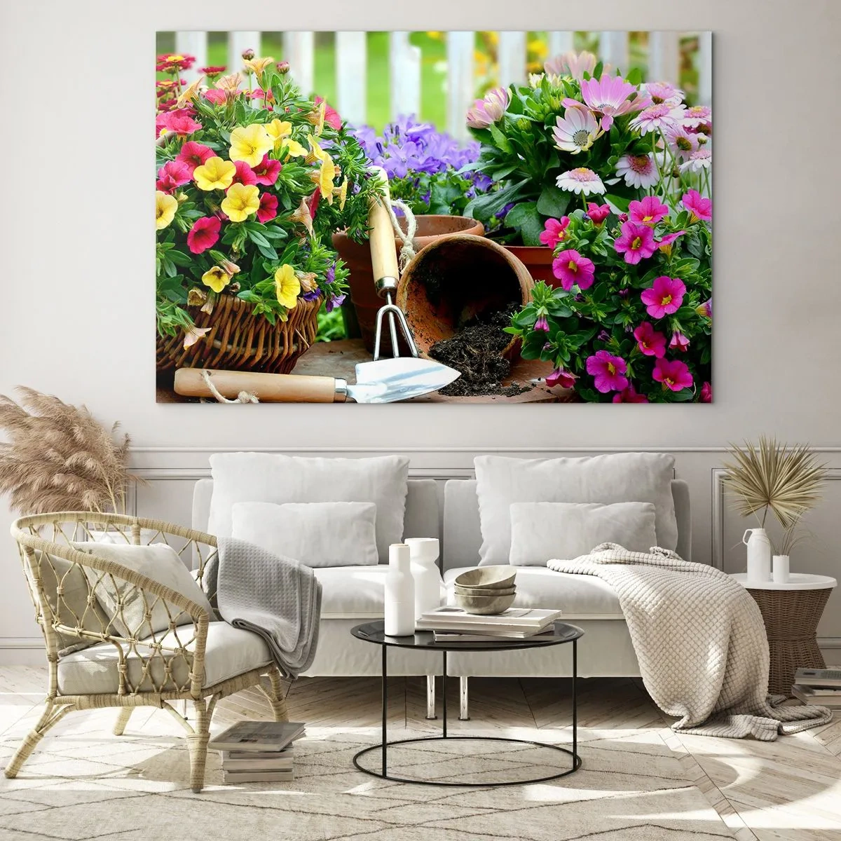 Tablou pe sticlă - Grădina Sofiei - 120x80 cm