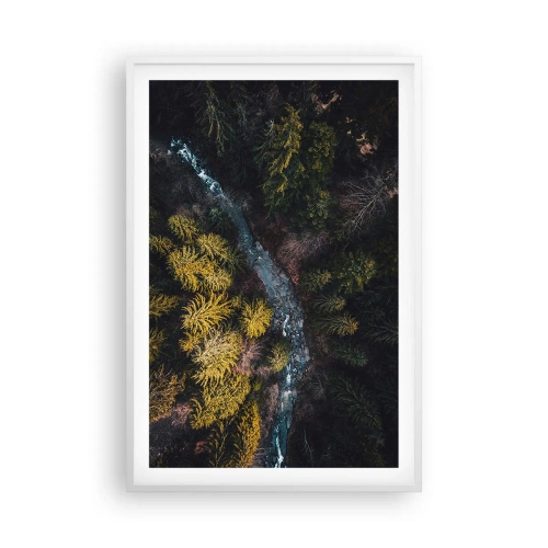 Poster în ramă albă - Rapid și mai rapid - 61x91 cm