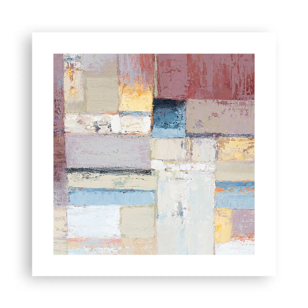 Poster - Liniștea geometriei - 40x40 cm