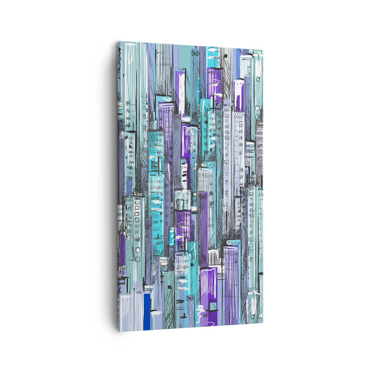 Tablou pe pânză - Albastru din cer - 45x80 cm