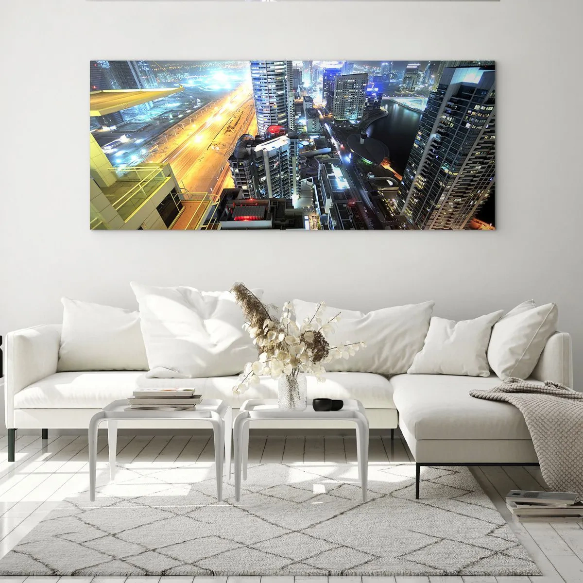 Tablou pe sticlă - Un miracol în deșert - 160x50 cm