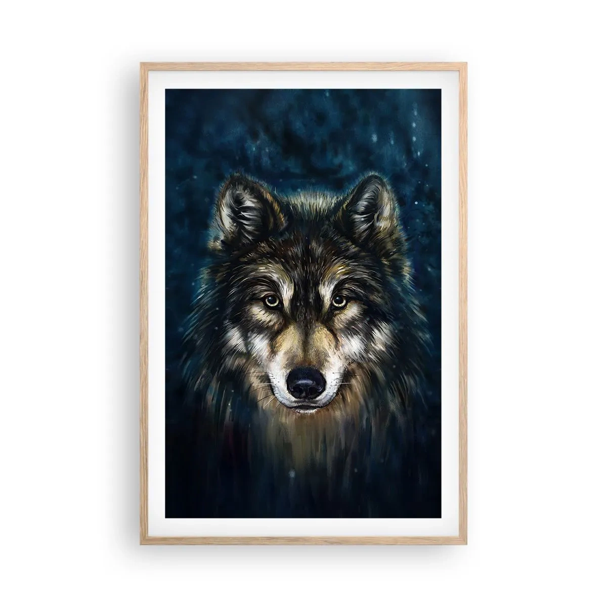 Poster în ramă de stejar deschis - Alfa? Și omega - 61x91 cm