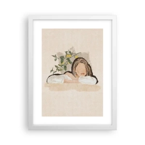 Poster în ramă albă - Frumusețea sudului - 30x40 cm