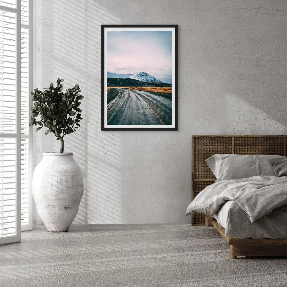 Poster în ramă neagră - În stilul islandez - 40x50 cm