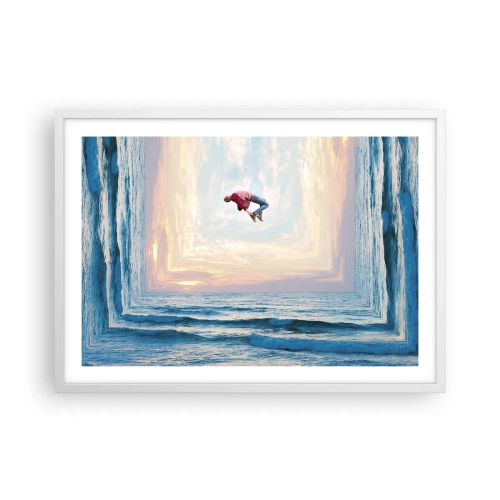 Poster în ramă albă - Spre o altă dimensiune - 70x50 cm