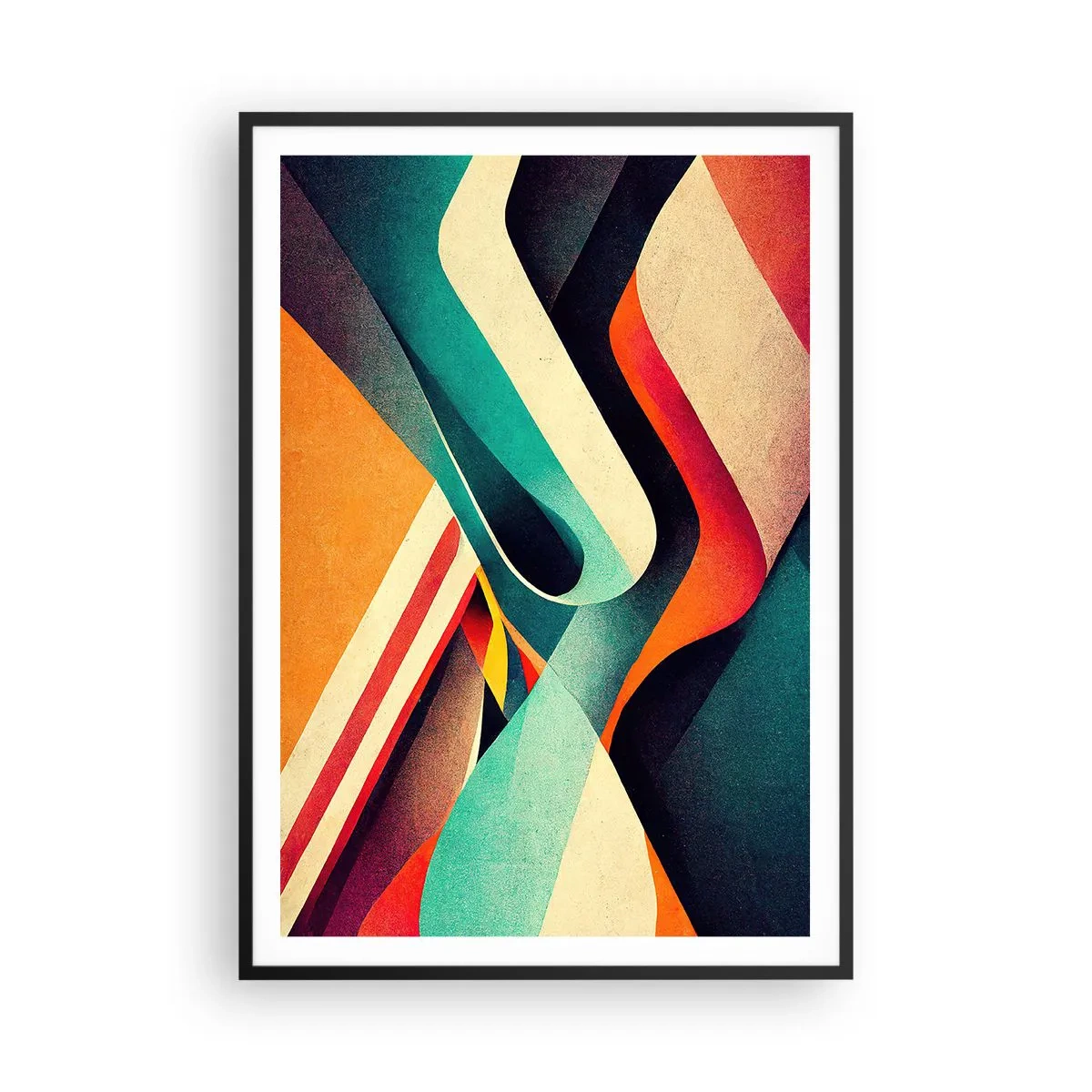 Poster în ramă neagră - Compoziție intensă - 70x100 cm