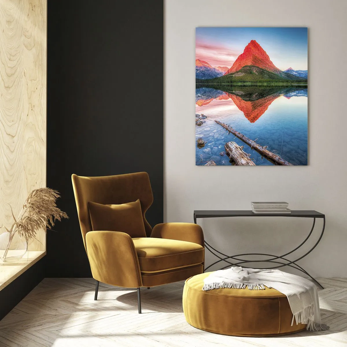 Tablou pe sticlă - Căldură și frig - 50x70 cm