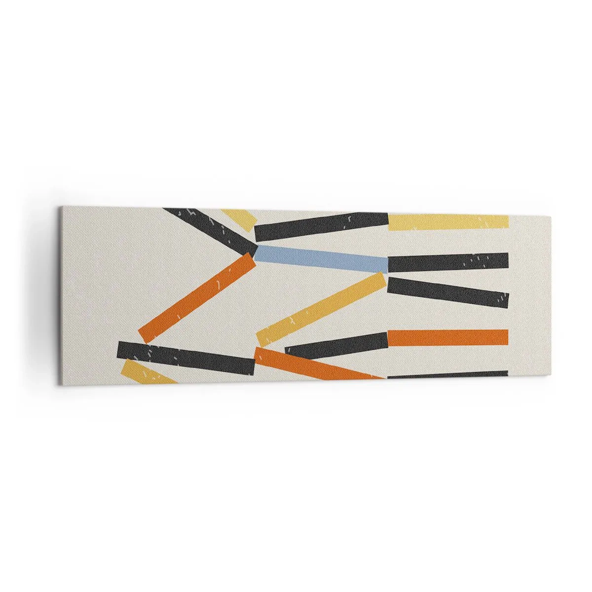Tablou pe pânză - Compoziție la nivel - 160x50 cm