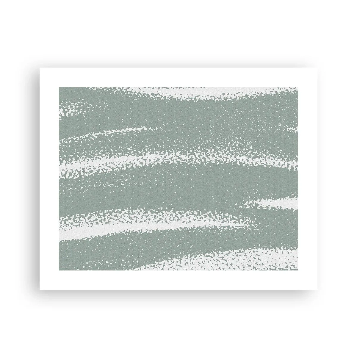 Poster - Abstracție în stil de iarnă - 50x40 cm