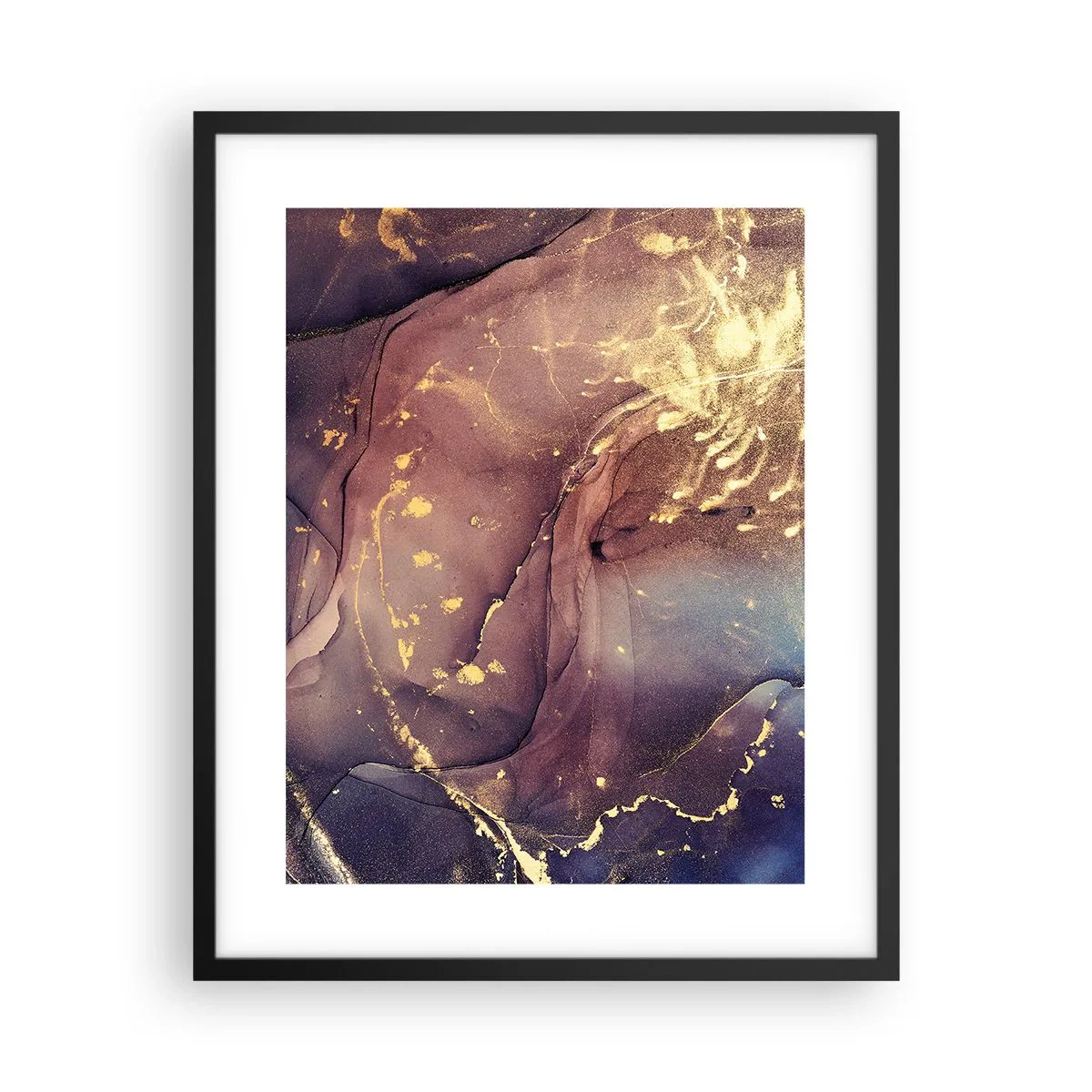 Poster în ramă neagră - Materie și spirit - 40x50 cm