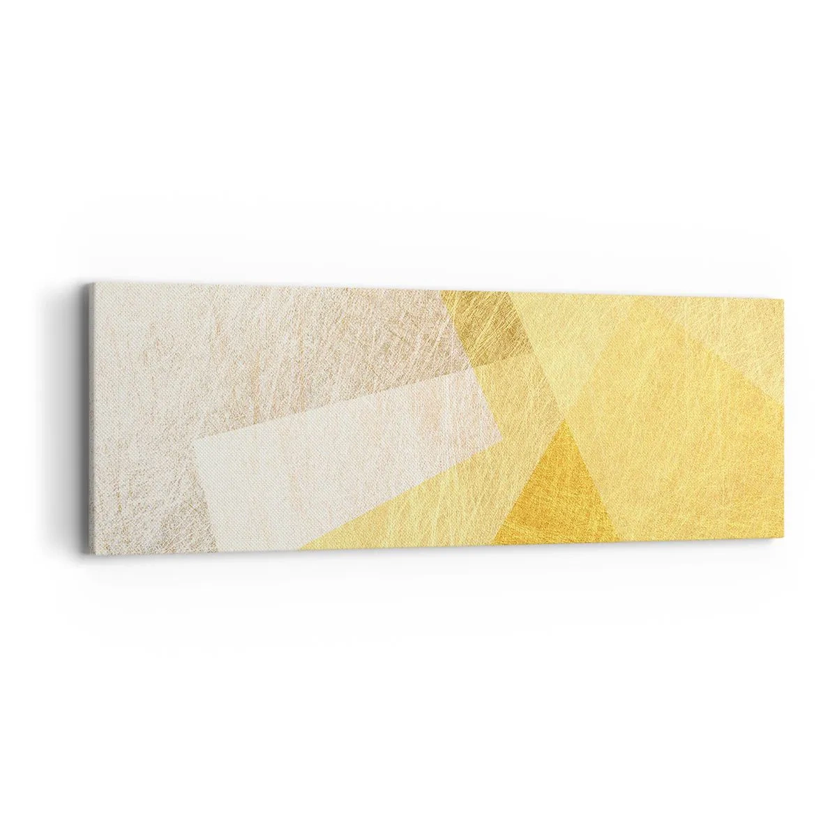 Tablou pe pânză - Vremea de geometrie - 90x30 cm