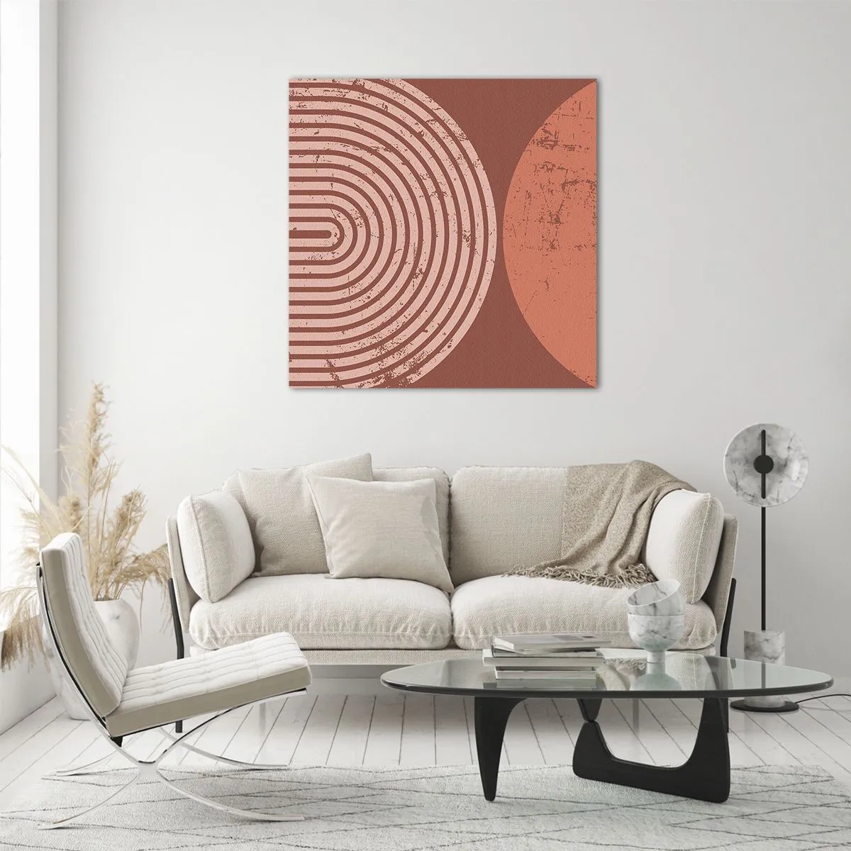 Tablou pe sticlă - Relație strânsă - 30x30 cm