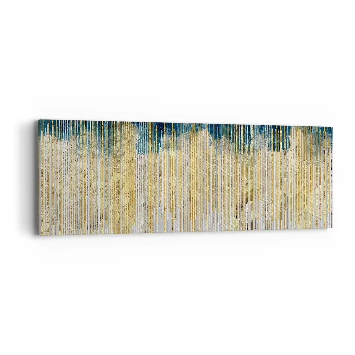 Tablou pe pânză - Granița aurită - 90x30 cm