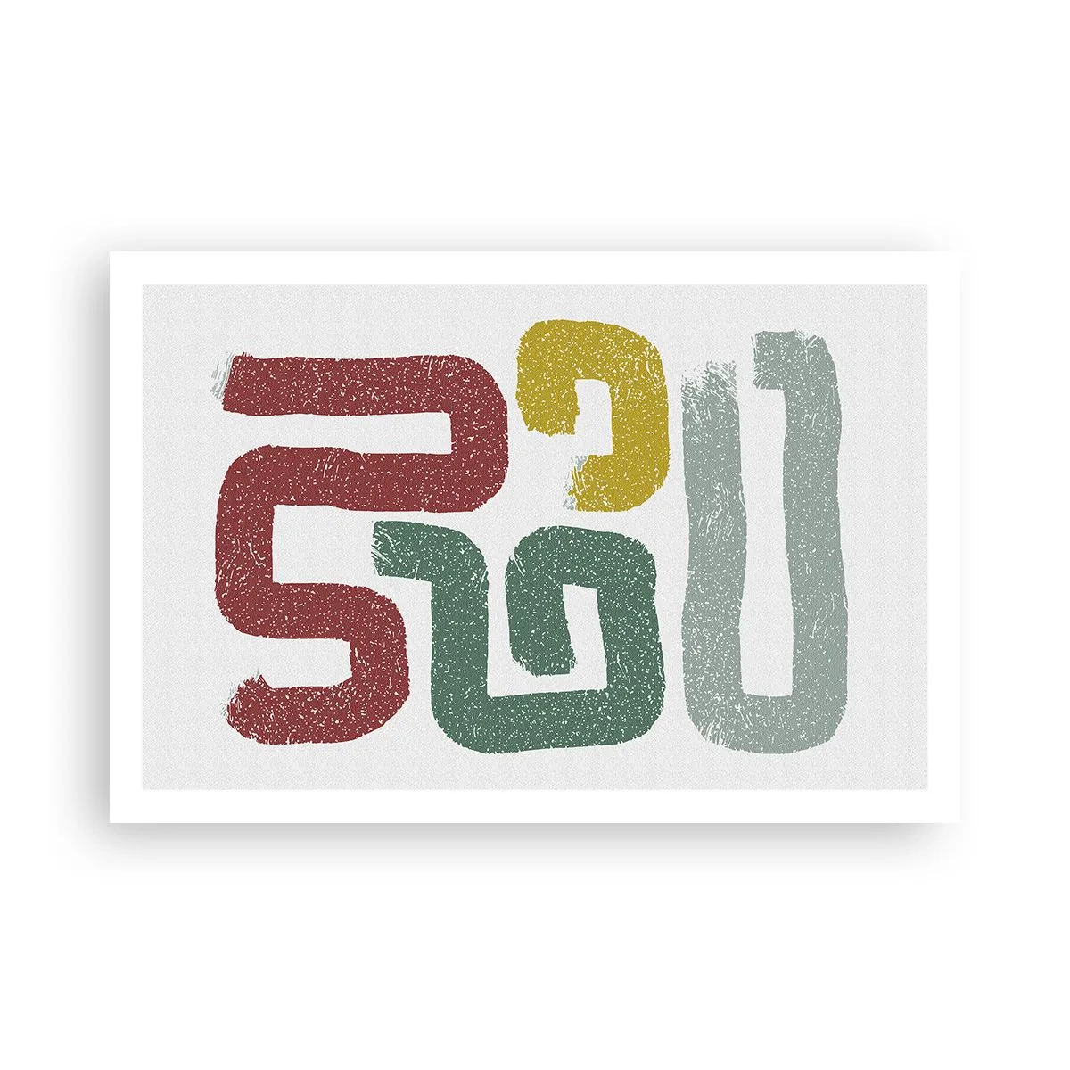 Poster - Într-o limbă necunoscută - 91x61 cm