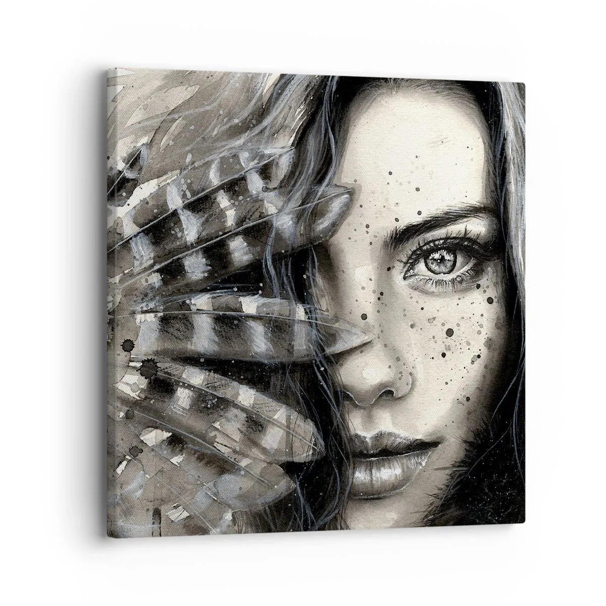 Tablou pe pânză - Frumusețe sălbatică - 30x30 cm