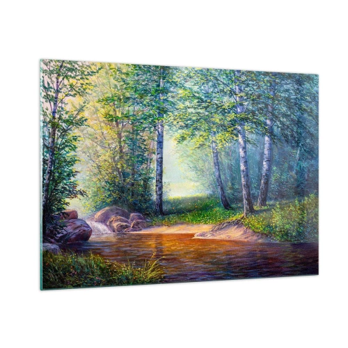 Tablou pe sticlă - Cadru idilic - 100x70 cm