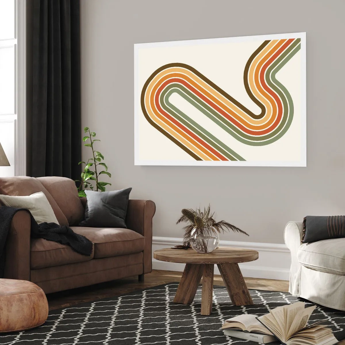 Poster - Cu zigzag până la destinație - 100x70 cm