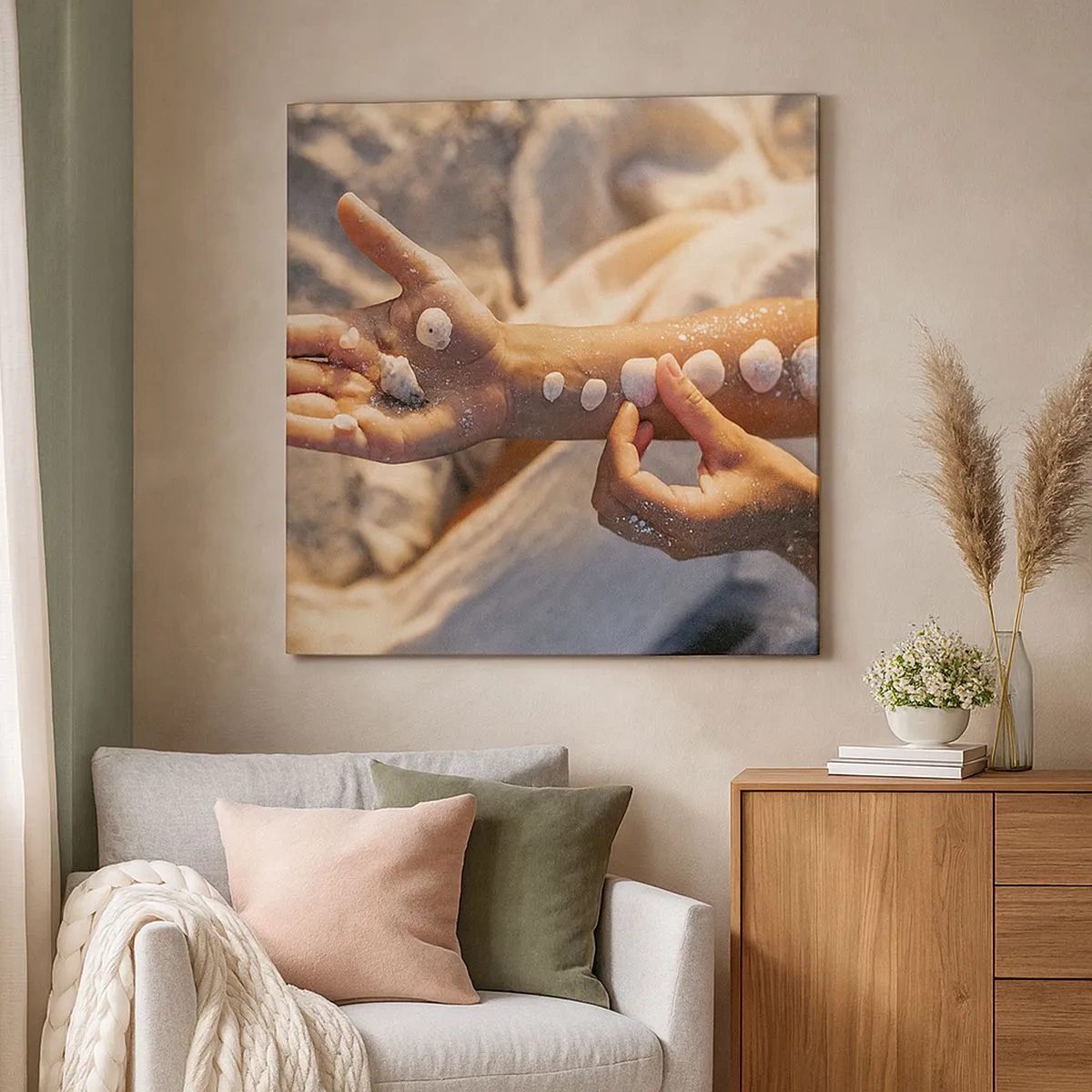 Tablou pe pânză - Frumusețe la îndemână - 30x30 cm